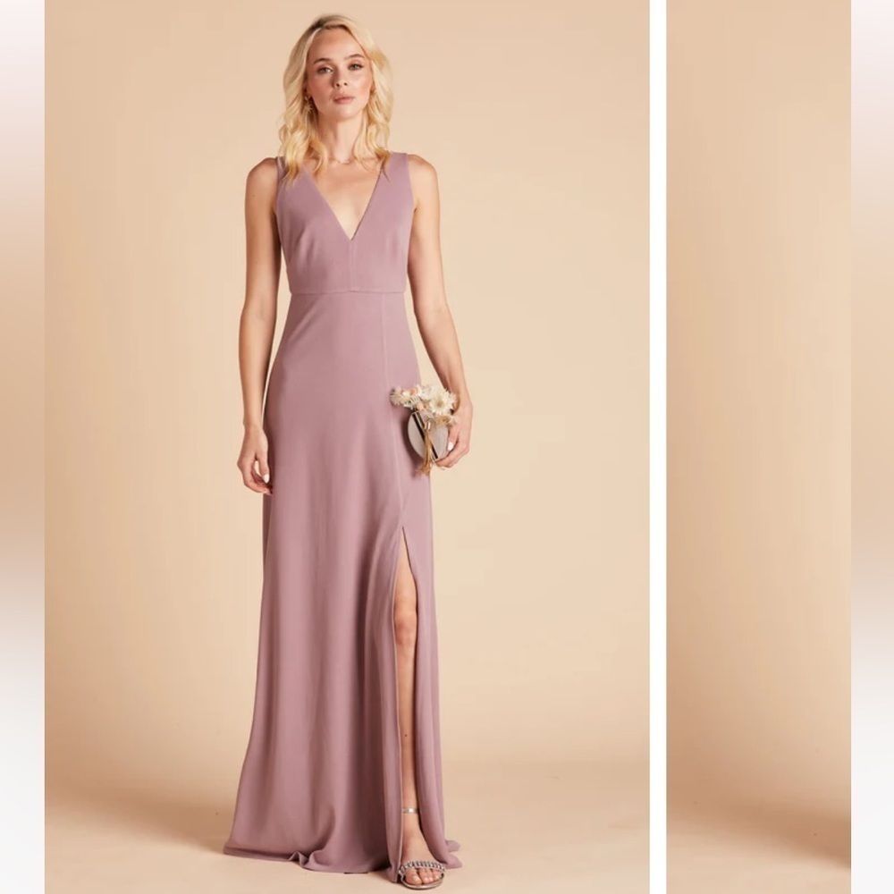 •Birdy Grey• dark mauve Shamin bridesmaid maxi dress M